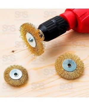 Jogo de Escova Aço Circular 5 Peças Barcelona BAR-326005-4