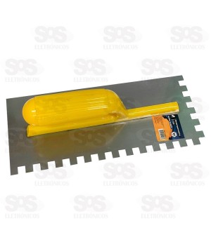 Desempenadeira Lisa Dentada 28x12CM Barcelona BAR-318004-4