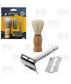 Kit Para Barbear 3 Em 1 Barbelona BAR-14040-3