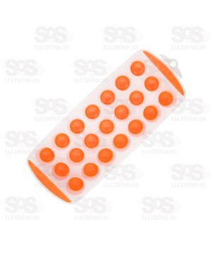 Forma Para Gelo Fundo De Silicone 21 Divisões Top Útil TOP0365