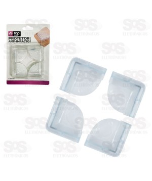 Protetor Anti-Impacto 4 Unidades Top Útil TOP1084