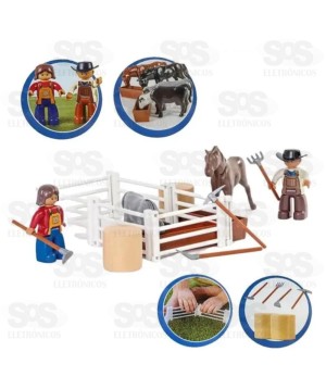 Minha Fazendinha 18 Peças Poliplac 8499