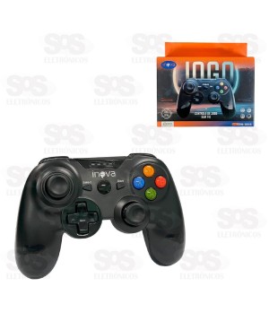 Controle Gamer Sem Fio PC/PS4/Celular Inova CON-12865