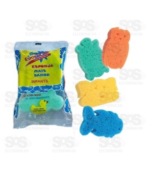 Esponja De Banho Infantil Mais Esponflora 421
