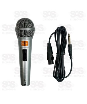 Kit 2 Microfones Dinâmicos Com Fio 2.5 Metros Inova MD-12633