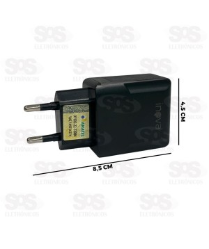 Carregador Rápido 3 USB 5.1A Inova CAR-9916
