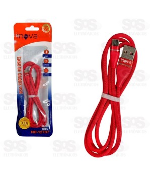 Cabo De Dados 3.1A Micro USB V8 1 Metro Inova MD-12787