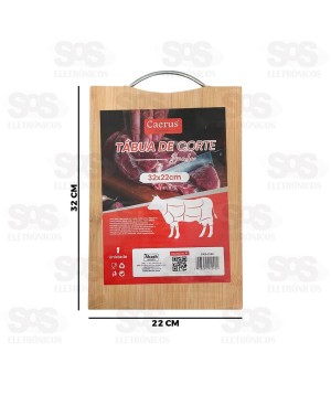 Tábua Para Corte De Bambu 32x22CM Caerus CRS-2589