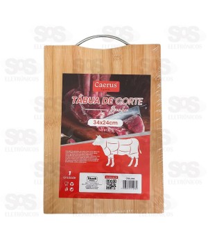 Tábua Para Corte De Bambu 34x24CM Caerus CRS-2590