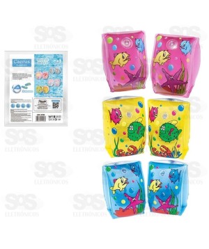 Boia Infantil De Braço Cores e Estampas Variadas Caerus CRS-2393