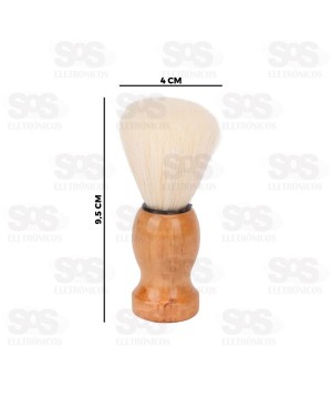 Pincel Para Barbear Cabo De Madeira Caerus CRS-2372