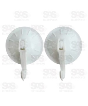 Ganchos Multiuso de Plástico 2 Peças Caerus CRS-2330