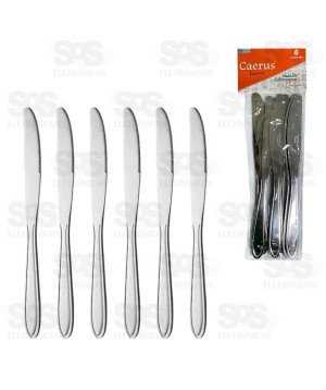 Kit Facas De Sobremesa Dubai 6 Unidades CRS-2611