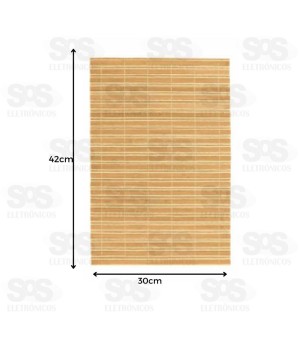Esteira de Bambu Americano 30x42cm Caerus CRS-2289