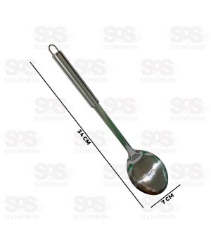 Colher de Aço Inox 34CM Caerus CRS-2755