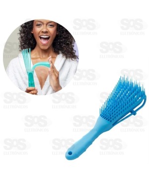 Escova Polvo Para Desembaraçar os Cabelos Cores Variadas