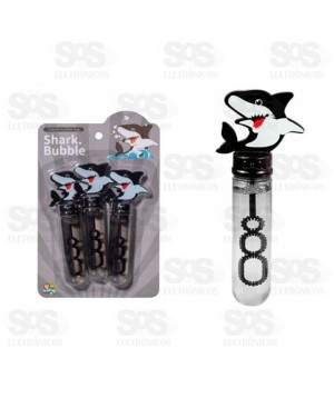 Kit Bolhas De Sabão Shark Com 3 Unidades Toy King TK-AB7730