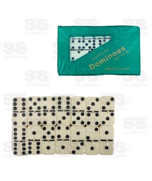 Dominó 28 Peças Clássico Double Six Tamanho Sortidos