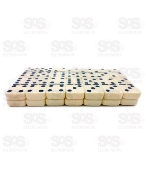 Dominó 28 Peças Clássico Double Six Tamanho Sortidos