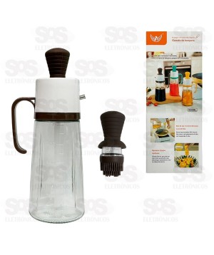 Frasco Porta Tempero 630ML Vidro Altomex AK-518