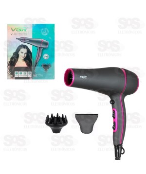 Secador De Cabelo Profissional 127V 1800W VGR V-402