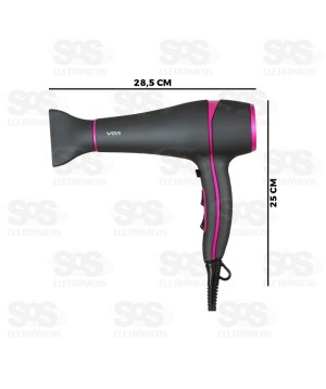 Secador De Cabelo Profissional 127V 1800W VGR V-402