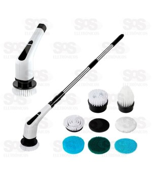 Esfregão Giratório Sem Fio 7 em 1 Ajustável Tomate MQJ-543