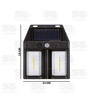 Luminária Solar LED Com Sensor B-Max BM-8529