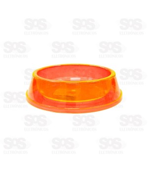 Comedouro Transparente Glitter 160ML Cores Variadas Pet Toys