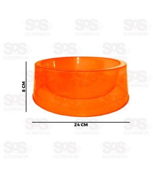 Comedouro Transparente Glitter 1900ML Pet Toys