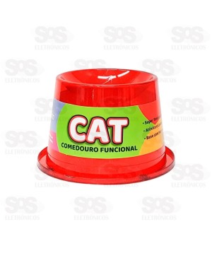Comedouro Alto Anti Formiga 250ML Cores Variadas Pet Toys
