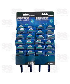 Aparelho De Barbear Descartável 2 Lâminas 24 Unidades AIH1365