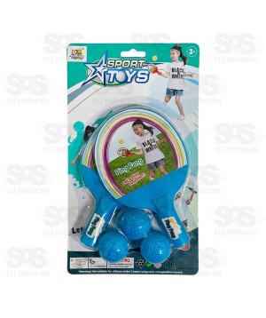 Kit Ping Pong 5 Peças Toy King TK-AB4412