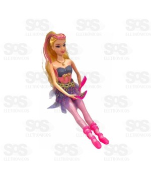 Boneca Articulada Bailarina Pica Pau PI3141