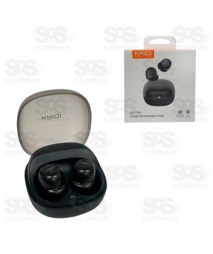 Fone De Ouvido Sem Fio Bluetooth TWS Kaidi KD-795
