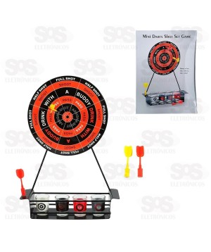 Jogo de Drinks Lança Dardos Shots Magnético HM6655