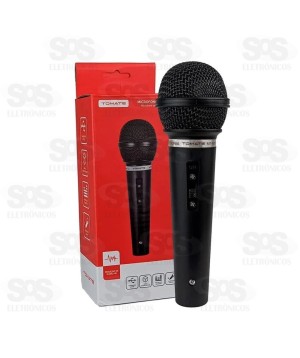 Microfone Dinâmico Profissional Com Fio Tomate MT-1018