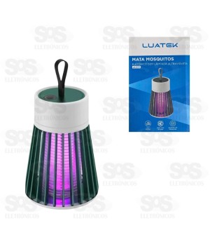 Luminária Mata Mosquito Silenciosa Ultravioleta Luatek LK-5111