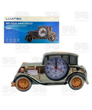 Relógio Analógico De Mesa Design Carro Luatek ZB-4027
