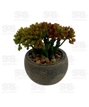 Vaso Com Planta Artifícial Top Útil TOP1745