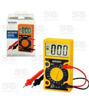 Multímetro Digital Com Cabo Exbom MD-160