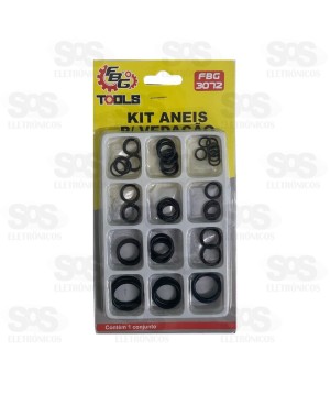 Kit Anéis de Vedação 50 Peças FBG 3072