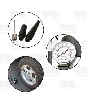 Mini Compressor de Ar Portátil 12V 150PSI Maxmidia MAX-361004-2