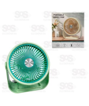 Ventilador Portátil De Mesa Ajustável Top Útil TOP1783