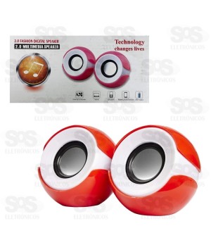 Caixa De Som Multimídia 3Wx2 YA-0755