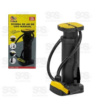 Bomba De Ar Manual Bico Duplo FBG 3291