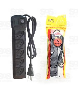 Filtro De Linha 5 Tomadas Elite Annlux