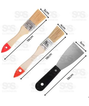 Kit de Pintura com 3 Unidades FBG 3423