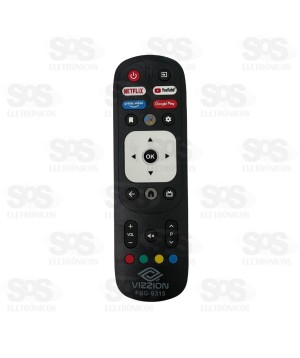 Controle Remoto Smart TV Vizzion FBG-9315