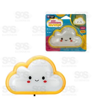 Luz Noturna Infantil Nuvem Top Útil TOP1798